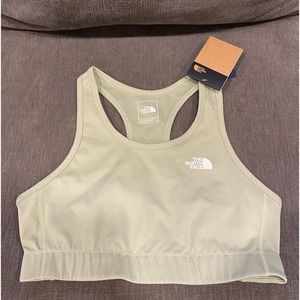 The North Face Eco Green Midline Sports Bra NWT Pale Sage/Green Large